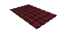 Профиль волновой кредо 0,45 Drap RAL 3005 красное вино