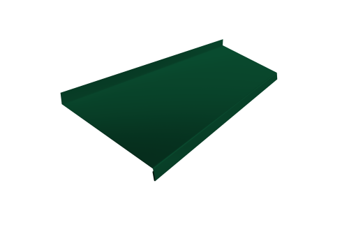 Отлив простой 200 0,45 PE с пленкой RAL 6005 зеленый мох (2м)