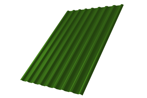 Профнастил С20R 0.45 PE RAL 6002 лиственно-зеленый