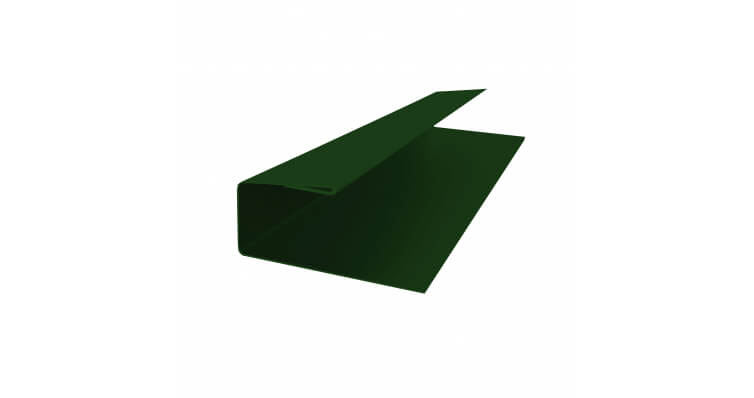 J-Профиль 18мм PE с пленкой RAL 6005 зеленый мох
