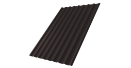 Профнастил С20R 0,5 Rooftop Бархат RAL 9005 черный