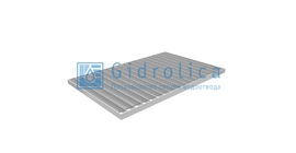 Решетка Gidrolica Step Pro 390х590мм - стальная ячеистая оцинкованная, арт. 301