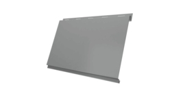 Вертикаль 0,2 classic 0.5 Satin с пленкой RAL 9006 бело-алюминиевый