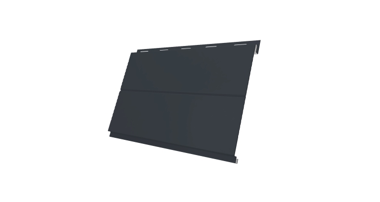 Вертикаль 0,2 GL line 0.5 PurPro Matt 275 с пленкой RAL 7024 мокрый асфальт