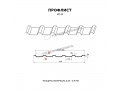 Профнастил МП-35 x 1035 B Norman MP ПЭ 01 RAL 9006 0,5 мм