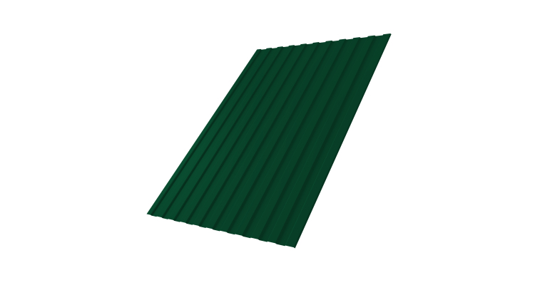 Профнастил С8А 0,45 PE-Double RAL 6005 зеленый мох