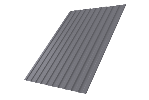 Профнастил С8А 0,5 Satin RAL 7004 сигнальный серый