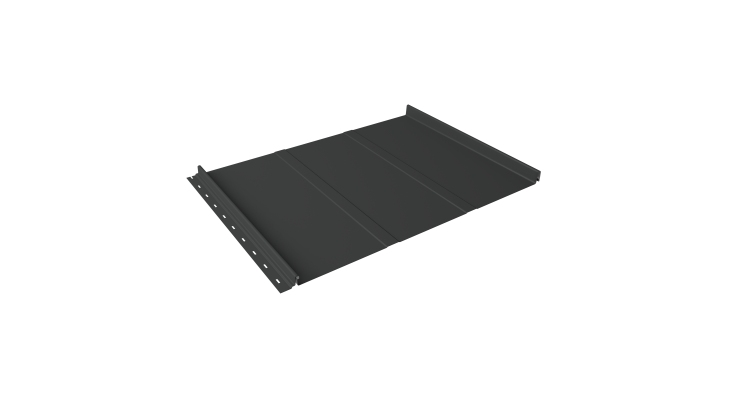 Кликфальц Line Grand Line 0.45 Drap TX с пленкой на замках RAL 7016 антрацитово-серый