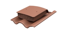 Аэратор Скатный KTV для волновой черепицы (Франкфуртская, Таунус, Янтарь) Коричневый