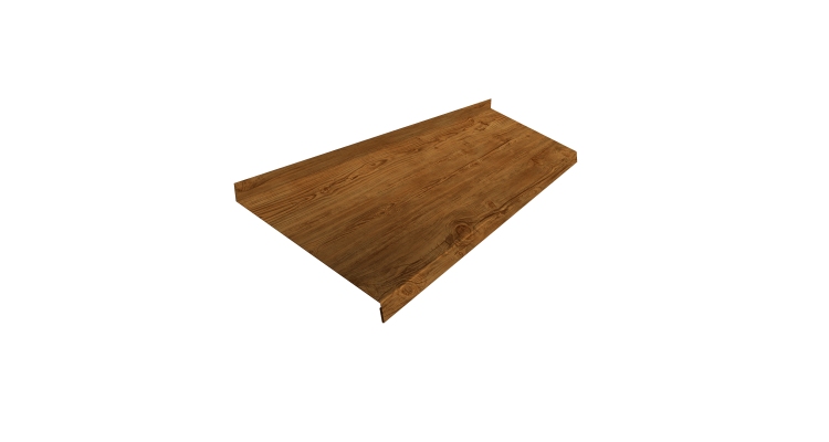 Отлив простой 250 0,45 Print Elite Golden Wood TwinColor (3м)