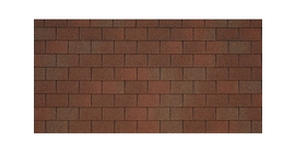 Битумная черепица TEGOLA TOSCANA terracotta 406 (терракотта)