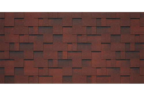 Черепица гибкая Tegola Lazio amarone 410 (красный Амароне)