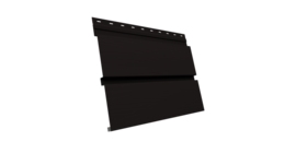 Квадро брус 3D 0.45 Drap TR с пленкой RAL 9005 черный