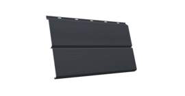 ЭкоБрус 3D 0,345 GL 0.45 Drap TR с пленкой RAL 7024 мокрый асфальт