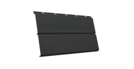 ЭкоБрус 3D 0,345 GL 0.5 Drap с пленкой RAL 7016 антрацитово-серый