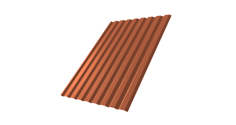 Профнастил С20A 0.45 Drap TR RAL 8004 терракота
