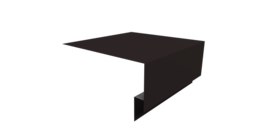 Планка околооконная сложная Блок-хаус new 250х75х27 0,45 Drap ST RAL 9005 черный (2м)