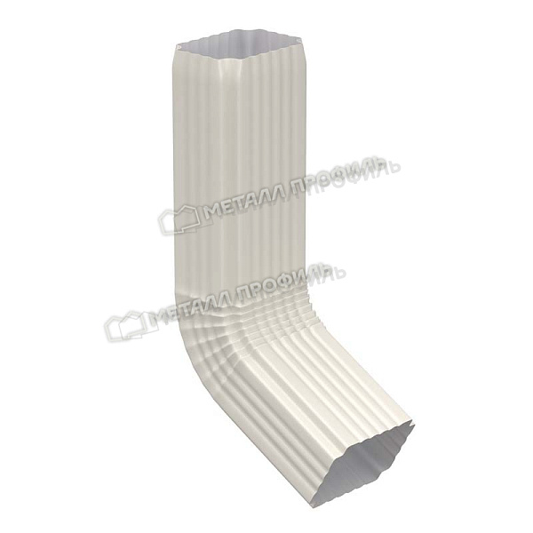 Колено трубы Металл Профиль БЮДЖЕТ 76х102 RAL 9003