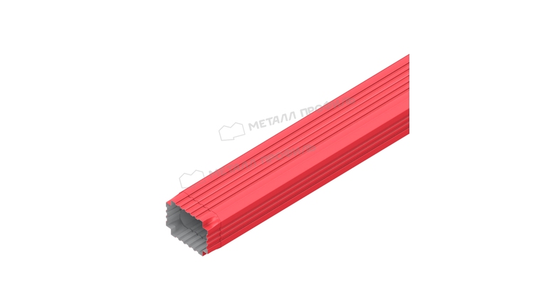 Труба водосточная Металл Профиль БЮДЖЕТ 76х102х2000 RAL 3011