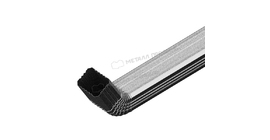 Труба водосточная с коленом Металл Профиль БЮДЖЕТ 76х102х3000 Цинк