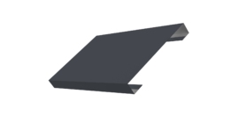 Ламель лицевая 150 забора жалюзи Texas 0.5 PurPro с пленкой RAL 7024 мокрый асфальт