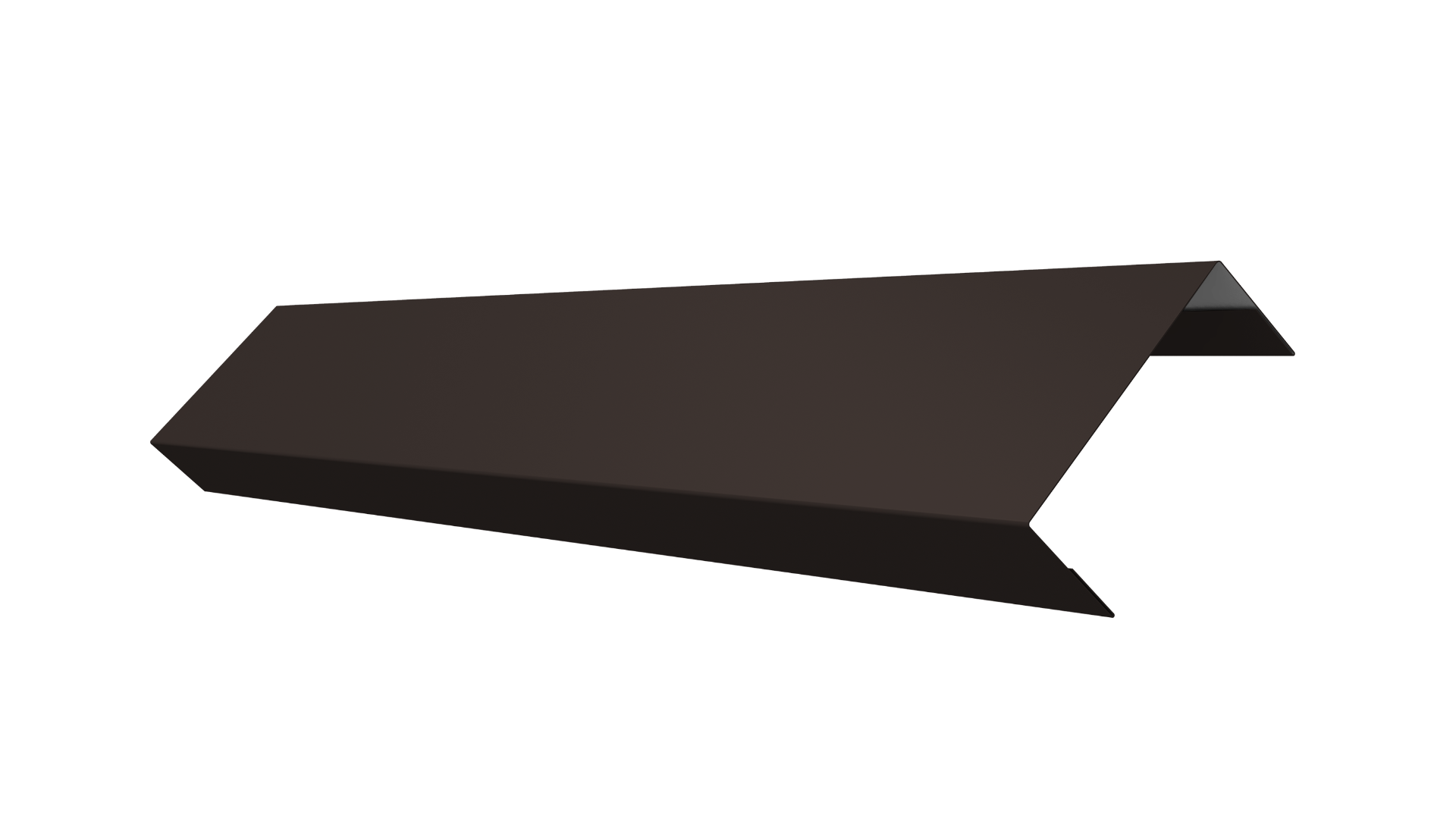 Ламель обратная 50 забора жалюзи Texas 0.5 Drap TX RR 32 темно-коричневый