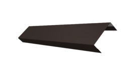 Ламель обратная 50 забора жалюзи Texas 0.5 Rooftop Бархат с пленкой RR 32 темно-коричневый