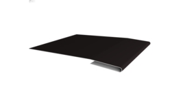 Планка начальная 0,5 Drap RAL 9005 черный (2м)