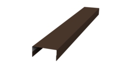 Крышка 30х15 жалюзи Texas 0,5 Atlas X RAL 8017 шоколад (3м)