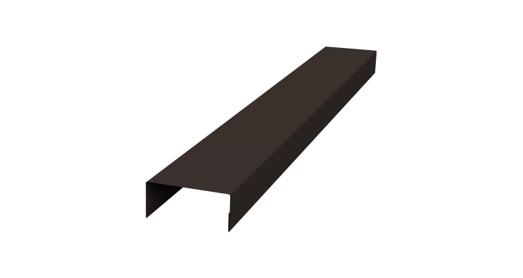 Крышка 45х20 жалюзи Texas 0,5 PurPro RR 32 темно-коричневый (2,5м)