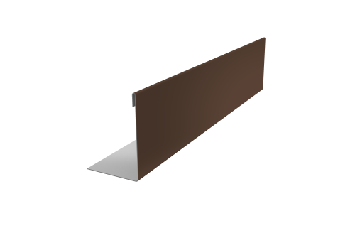 Нащельник 125 Texas 25х35 0,45 PE RAL 8017 шоколад (L1,5)