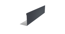 Нащельник 150 Texas 25х35 0,45 Drap RAL 7024 мокрый асфальт (L1,5)