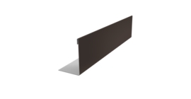 Нащельник 150 Texas 25х35 0,5 Rooftop Бархат RR 32 темно-коричневый (L2,0)