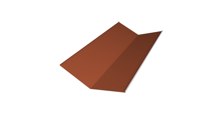 Планка ендовы нижней 300х300 0,45 Drap TR RAL 8004 терракота (2м)