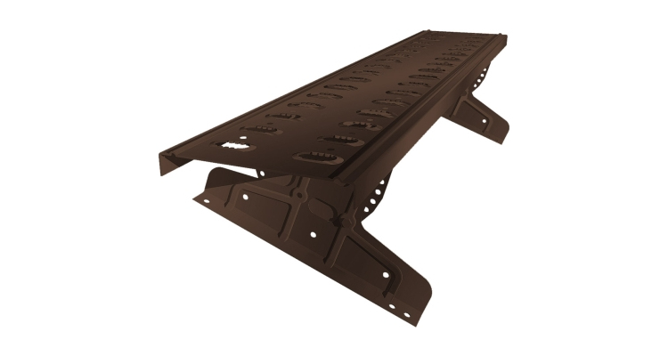 Мостик переходной для композитной черепицы 2,5 RAL 8017