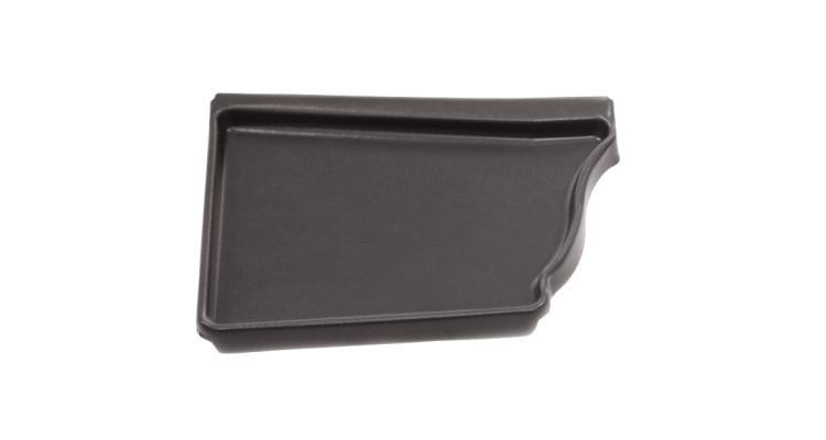 Заглушка левая Vortex 127мм RR 32 темно-коричневый